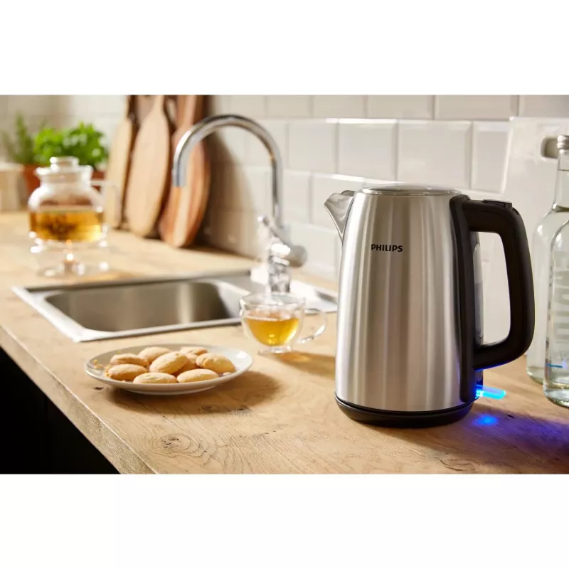 Philips Viva Collection HD9351/90 virdulys, 1.7 l, 2020 W, metalinis, vandens lygio indikatorius, belaidis, su filtru