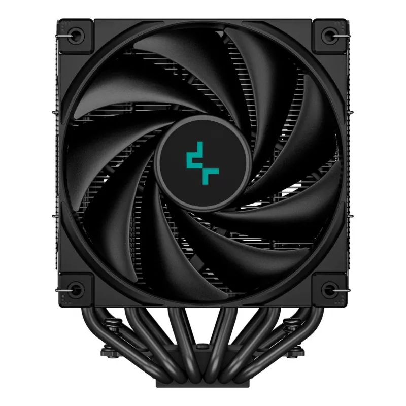 Oro aušintuvas DeepCool AK620, 12 cm, du 120 mm ventiliatoriai, 6 šilumos vamzdeliai, TDP 260 W, PWM, FDB, aukštis 160 mm, juodas