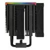 Oro aušintuvas DeepCool AK620, 12 cm, du 120 mm ventiliatoriai, 6 šilumos vamzdeliai, TDP 260 W, PWM, FDB, aukštis 160 mm, juodas