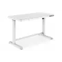 DIGITUS elektrinis aukščio reguliavimo stalas 120x60x12 cm su USB balta