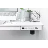 DIGITUS elektrinis aukščio reguliavimo stalas 120x60x12 cm su USB balta