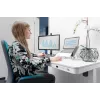 DIGITUS elektrinis aukščio reguliavimo stalas 120x60x12 cm su USB balta
