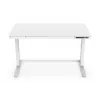 DIGITUS elektrinis aukščio reguliavimo stalas 120x60x12 cm su USB balta