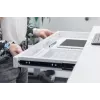 DIGITUS elektrinis aukščio reguliavimo stalas 120x60x12 cm su USB balta