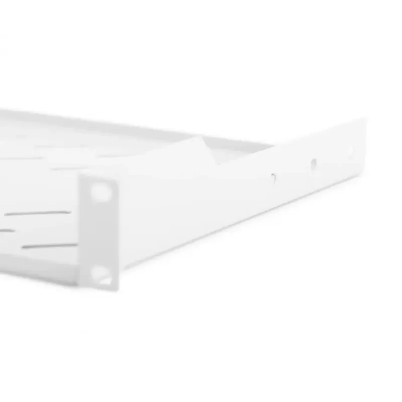 DIGITUS DN-97609 1U fiksuota perforuota lentyna stelažui, pilka (RAL 7035), iki 15 kg, 45x483x250 mm