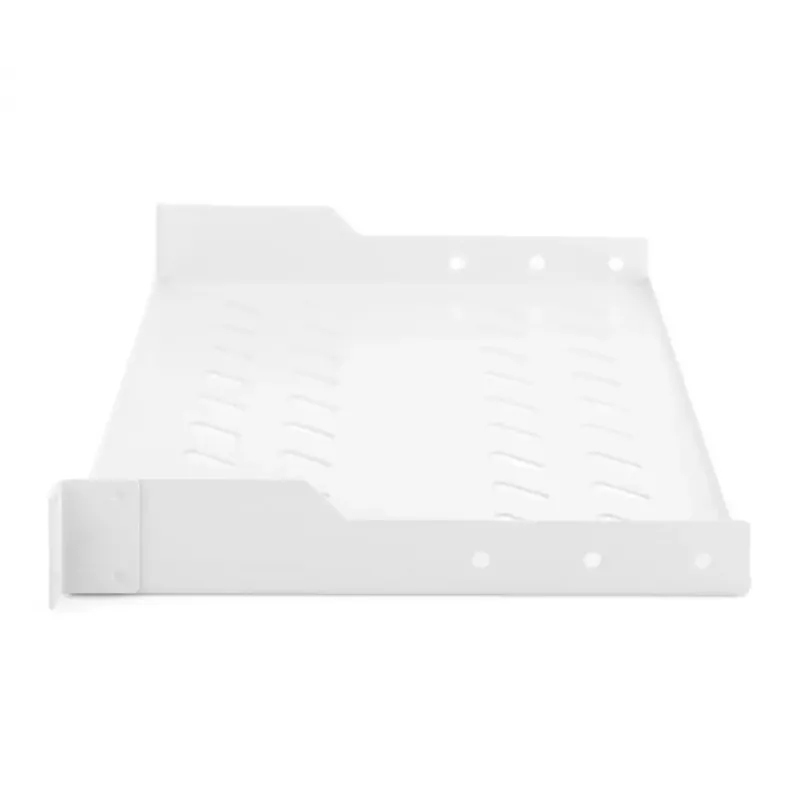 DIGITUS DN-97609 1U fiksuota perforuota lentyna stelažui, pilka (RAL 7035), iki 15 kg, 45x483x250 mm