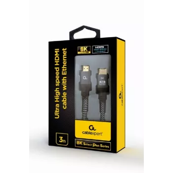 GEMBIRD Ultra High Speed HDMI kabelis su Ethernet, „8K Select Plus Series“, 3 m