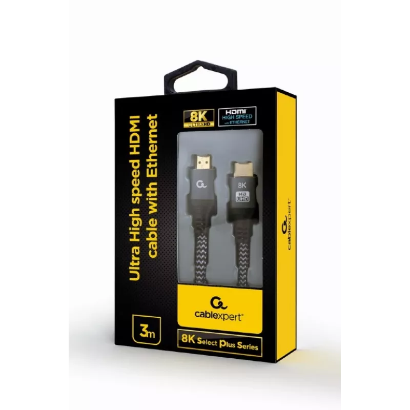 GEMBIRD Ultra High Speed HDMI kabelis su Ethernet, „8K Select Plus Series“, 3 m