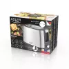 Skrudintuvas Adler AD 3214, 2 griežinėliai, nerūdijantis plienas, 900 W, 7 skrudinimo lygiai, atšildymas/pašildymas/automatinis išsijungimas