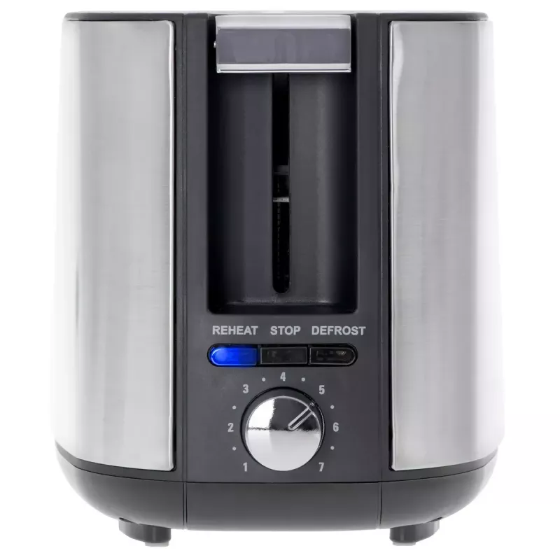 Skrudintuvas Adler AD 3214, 2 griežinėliai, nerūdijantis plienas, 900 W, 7 skrudinimo lygiai, atšildymas/pašildymas/automatinis išsijungimas