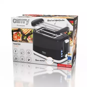 Skrudintuvas Camry Premium CR 3218 2 griežinėliai 900 W Juodas Sidabrinis