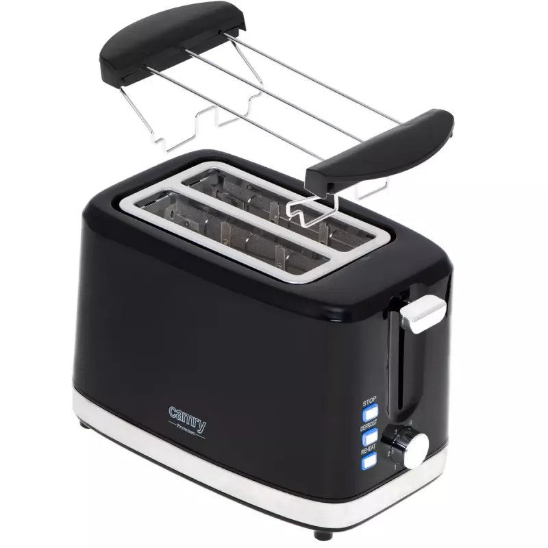 Skrudintuvas Camry Premium CR 3218 2 griežinėliai 900 W Juodas Sidabrinis