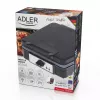 Vafelinė Adler AD 3049, 4 kvadratiniai vafliai, nelipni danga, 1800 W, juoda