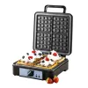 Vafelinė Adler AD 3049, 4 kvadratiniai vafliai, nelipni danga, 1800 W, juoda