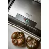 Kontaktinis grilis Adler AD 3052 stačiakampis plieninis/juodas, 1200 W, grotelės viršuje, užrakinamas dangtis