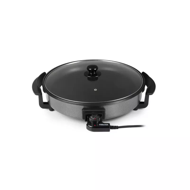 Elektrinė keptuvė Tristar PZ-2964 daugiafunkcė apvali juoda 40 cm