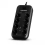 Apsauginis įtampos filtras CyberPower P0820SUF0-DE, 8 lizdai, 1050 J, 1,8 m, juodas