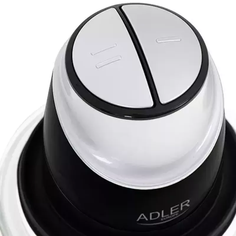 Elektrinis smulkintuvas Adler AD 4082, 1,2 l stiklinis dubuo, 300 W, 2 greičiai, pulsas, nerūdijančio plieno peiliai