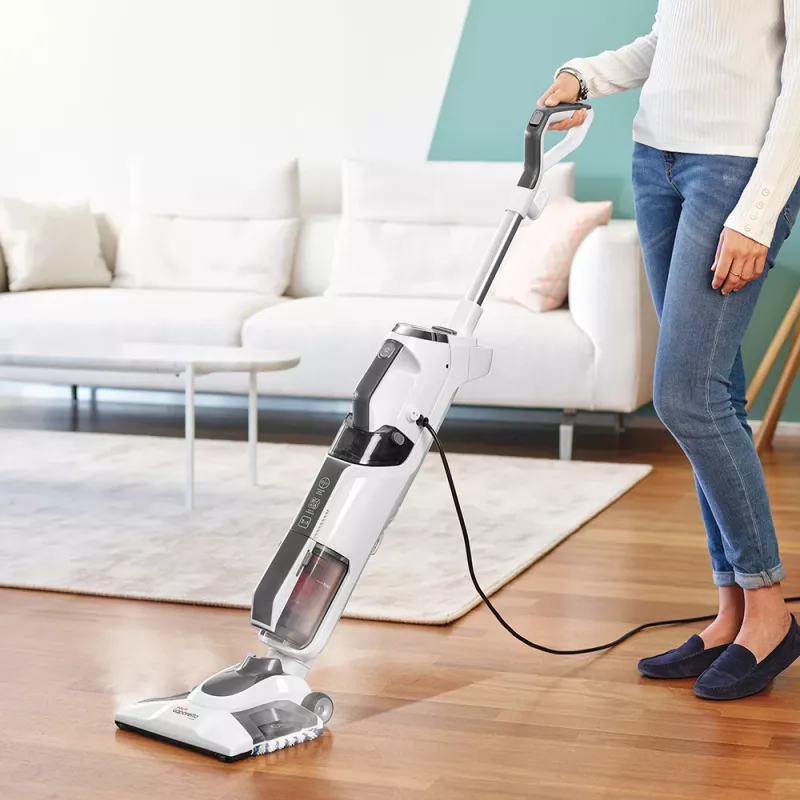 Vertikalus garinis dulkių siurblys Polti Vaporetto 3 Clean 1800 W be maišelio Baltas