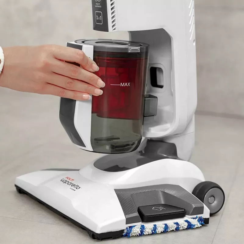 Vertikalus garinis dulkių siurblys Polti Vaporetto 3 Clean 1800 W be maišelio Baltas