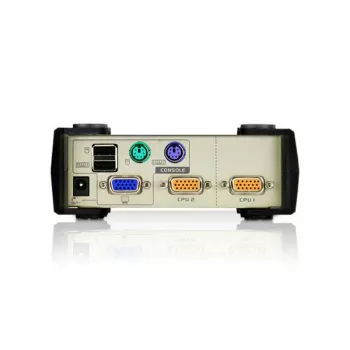 ATEN CS82U 2-Port PS/2-USB VGA KVM jungiklis (su KVM kabeliais), 2048 x 1536 pikseliai, QXGA, 0,72 W, šviesiai pilka