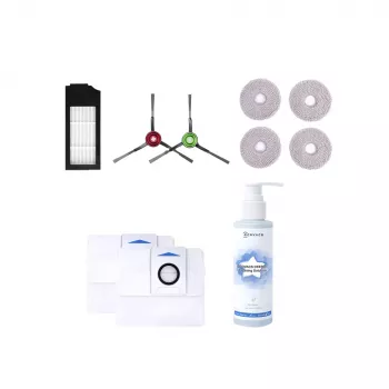Priedų rinkinys Ecovacs D-KT01-0027 robotiniam dulkių siurbliui – 2 dulkių maišeliai + 1 filtras, įvairiaspalvis