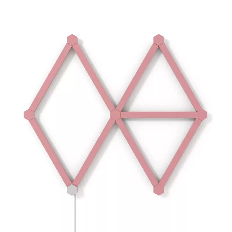 Nanoleaf Skins NL59-0001PM-9PK matinė rožinė 259.3 mm 9 vnt.