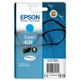 Epson 408L DURABrite Ultra aukštos išeigos (XL) originalus rašalinis kasetė, ciānas