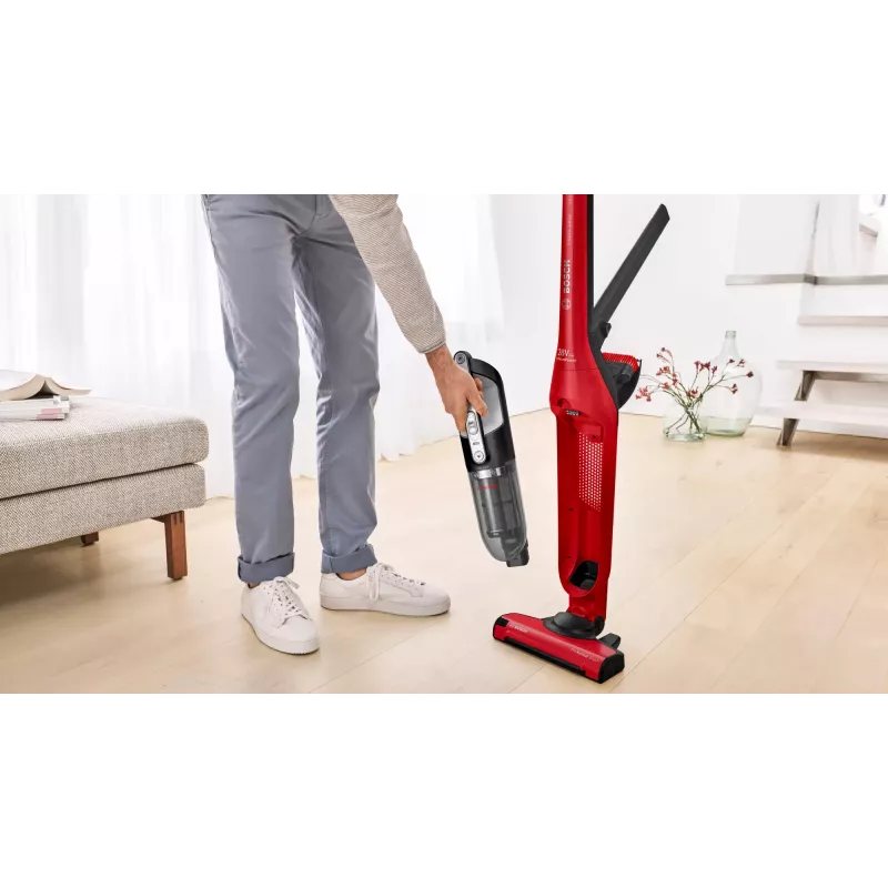 Bosch Serie 4 BBH3ZOO28 belaidis šluotinis dulkių siurblys – 25,2 V, 0,4 L talpa, nuimamas rankinis