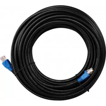 Tinklo kabelis Goobay CAT 6 U/UTP RJ-45 Cat6 15m Juodas