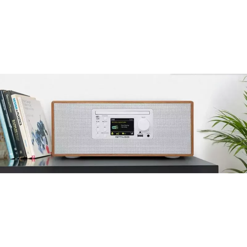 Muse M-695DBTW CD mikrosistema su Bluetooth, DAB+/FM radiju ir USB