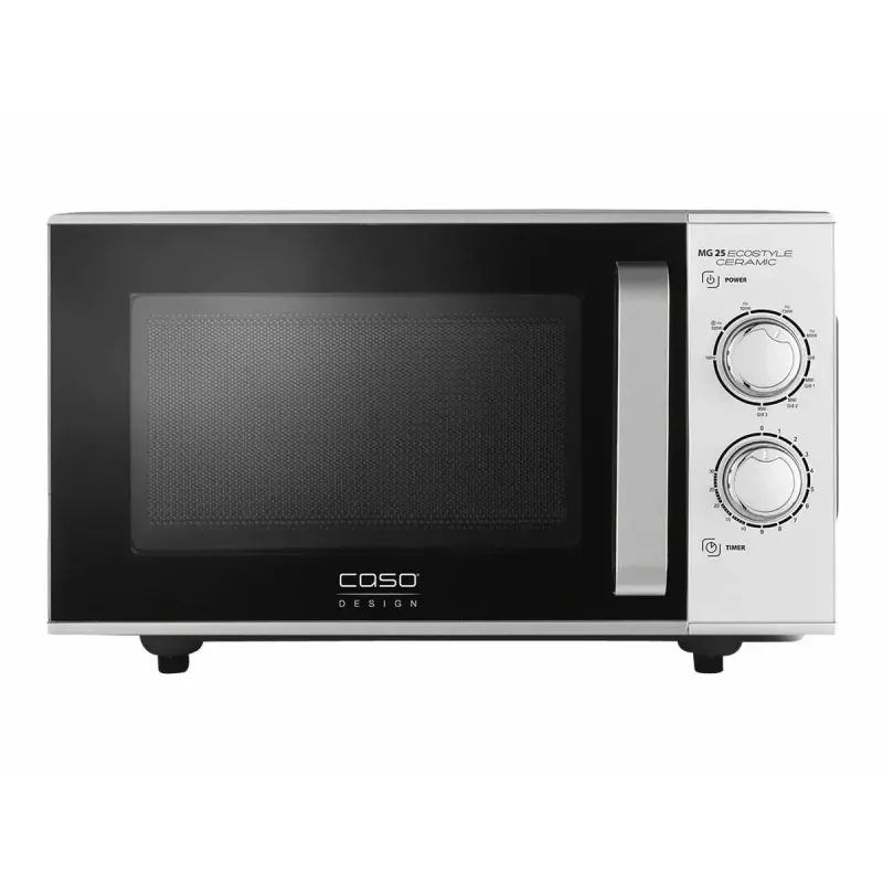 Mikrobangų krosnelė Caso MG 25 Ecostyle, 25 L, 900 W, grilio funkcija, sidabrinė