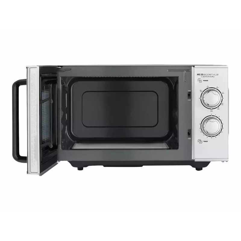 Mikrobangų krosnelė Caso MG 25 Ecostyle, 25 L, 900 W, grilio funkcija, sidabrinė