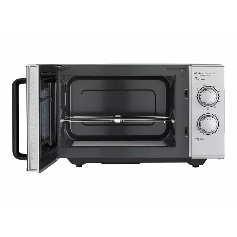 Mikrobangų krosnelė Caso MG 25 Ecostyle, 25 L, 900 W, grilio funkcija, sidabrinė
