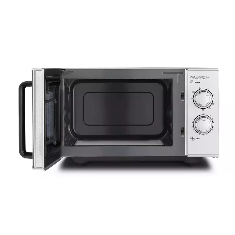 Mikrobangų krosnelė Caso MG 25 Ecostyle, 25 L, 900 W, grilio funkcija, sidabrinė