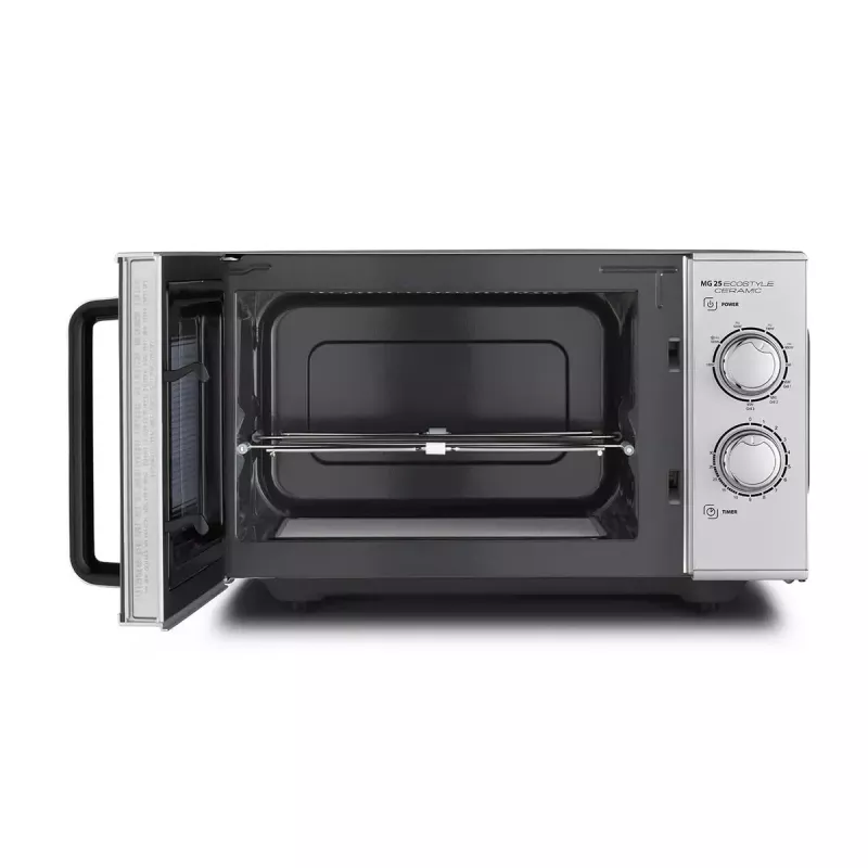Mikrobangų krosnelė Caso MG 25 Ecostyle, 25 L, 900 W, grilio funkcija, sidabrinė