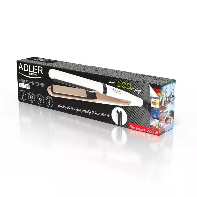 Tiesintuvas Adler AD 2321 Steam 45 W Raudonas 1.83 m