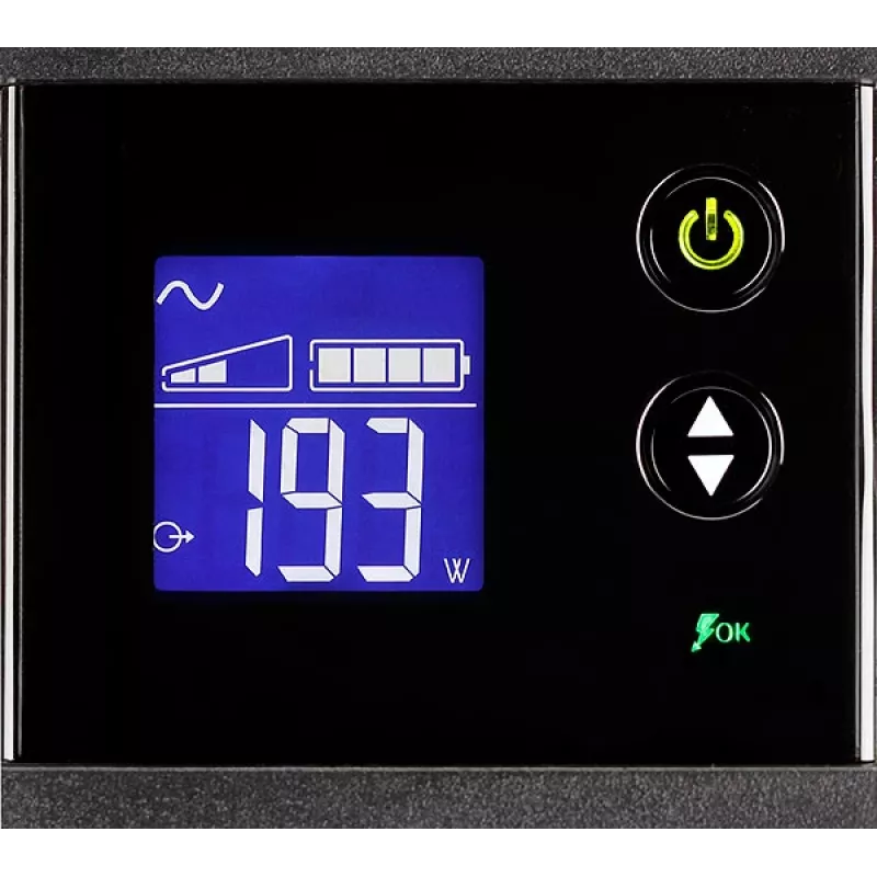 EATON Ellipse PRO 1200 DIN nepertraukiamo maitinimo šaltinis (UPS) 1 fazė, Line-interactive, bokštas, 1200VA/750W, DIN lizdai