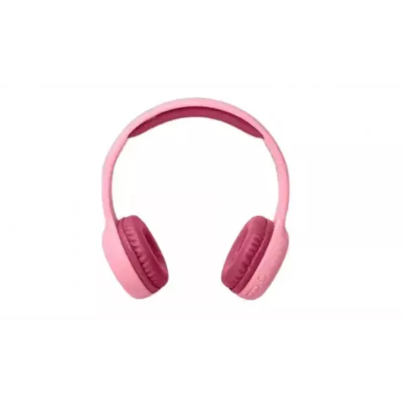 Muse M-215BTP Bluetooth stereo vaikiškos ausinės, apimančios ausis (over-ear), belaidės, Bluetooth 5.0, rausvos