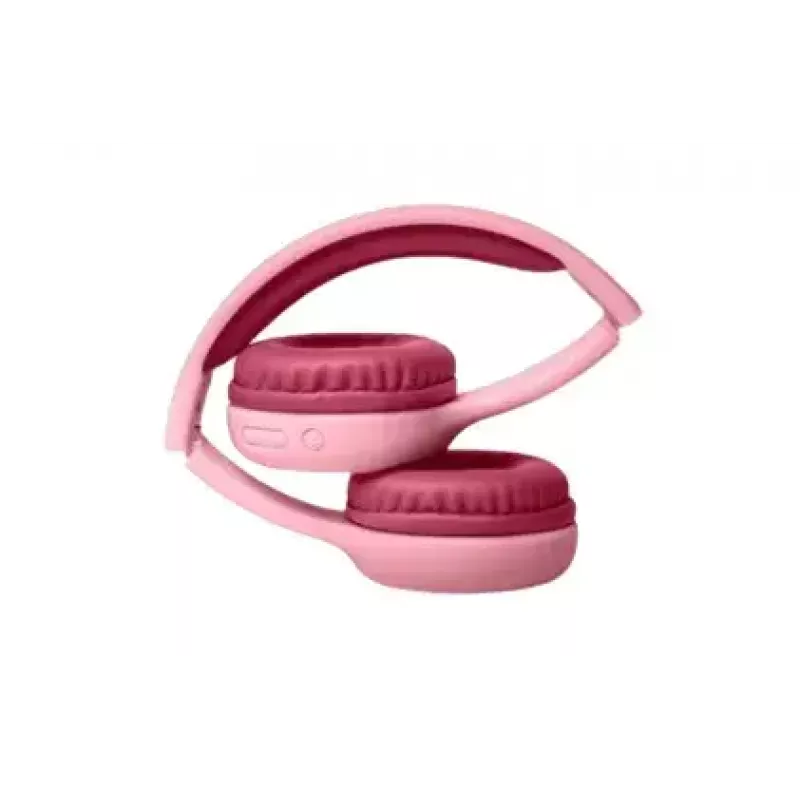 Muse M-215BTP Bluetooth stereo vaikiškos ausinės, apimančios ausis (over-ear), belaidės, Bluetooth 5.0, rausvos