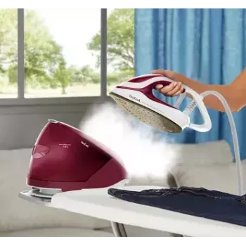 Tefal GV9220 garų lyginimo stotis 2600 W Durilium AirGlide Autoclean padas Burgundy, White