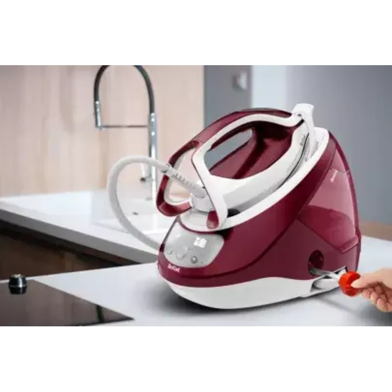 Tefal GV9220 garų lyginimo stotis 2600 W Durilium AirGlide Autoclean padas Burgundy, White