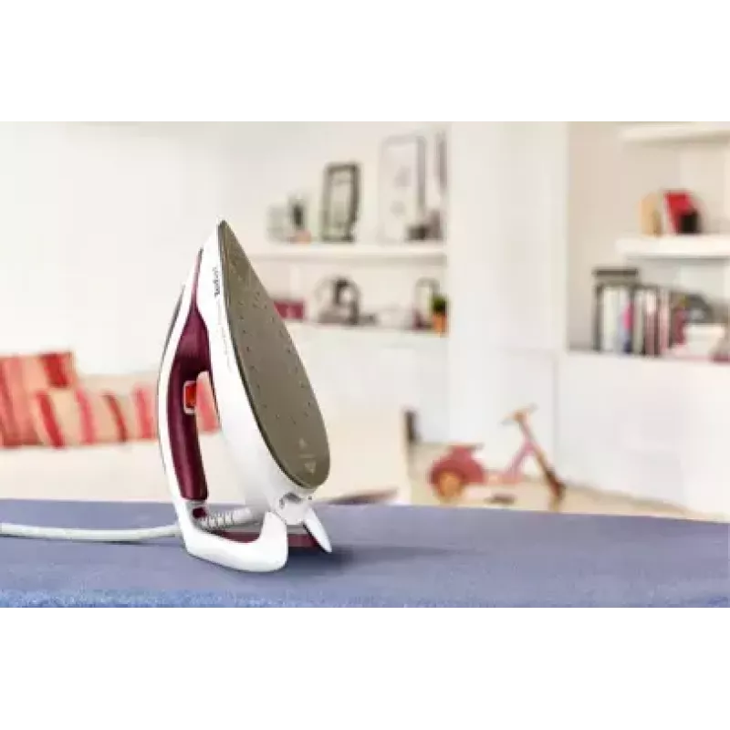 Tefal GV9220 garų lyginimo stotis 2600 W Durilium AirGlide Autoclean padas Burgundy, White