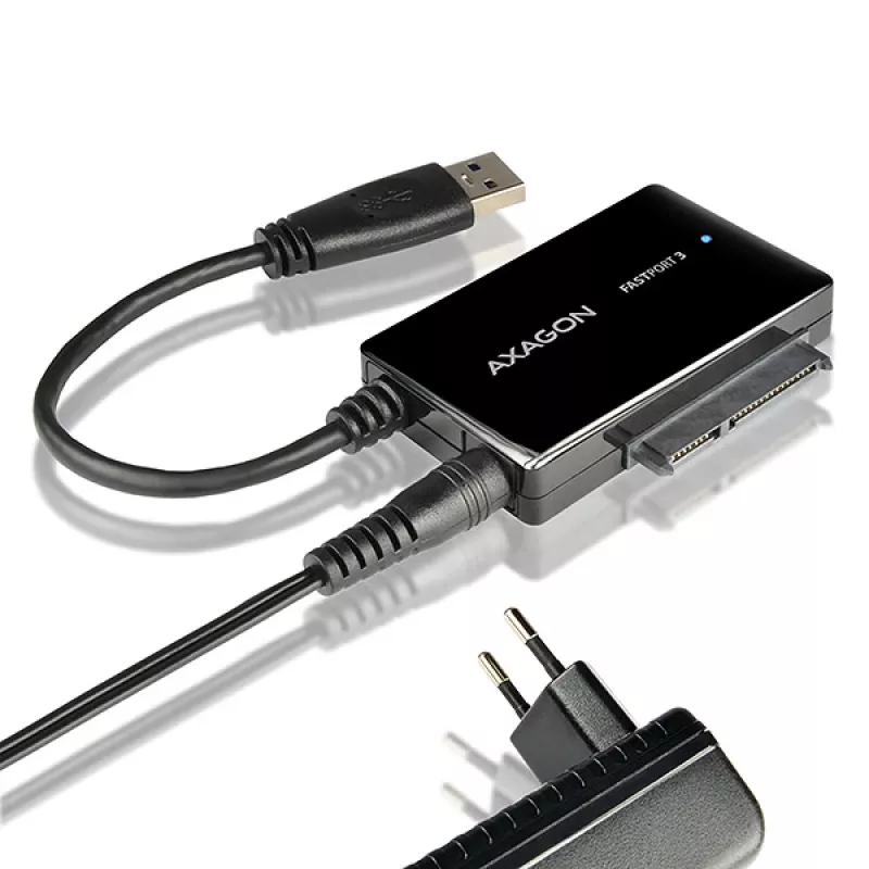 Axagon ADSA-FP3 USB 3.0 - SATA 6G adapteris visų tipų SATA diskams ir įrenginiams prijungti