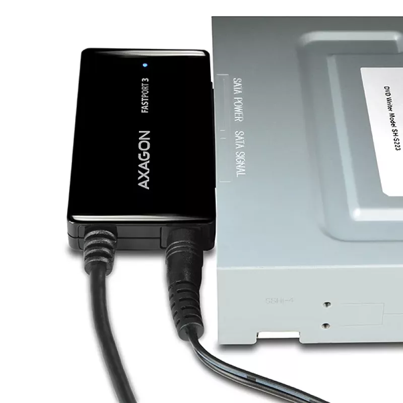 Axagon ADSA-FP3 USB 3.0 - SATA 6G adapteris visų tipų SATA diskams ir įrenginiams prijungti