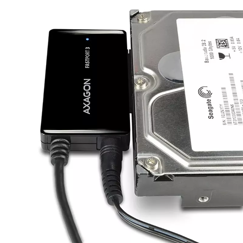 Axagon ADSA-FP3 USB 3.0 - SATA 6G adapteris visų tipų SATA diskams ir įrenginiams prijungti