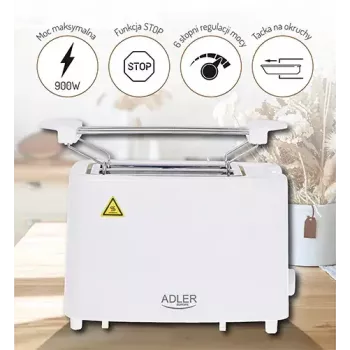 Skrudintuvas Adler AD 3223 2 riekelėms 750 W Baltas