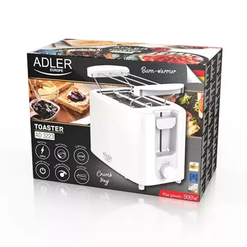Skrudintuvas Adler AD 3223 2 riekelėms 750 W Baltas