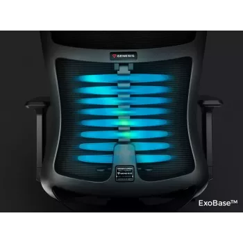 Žaidimų kėdė GENESIS Astat 200 G2 tinkleliu sėdima vieta Juoda 120 kg