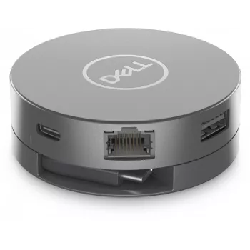 DELL DA305 6-in-1 USB-C Multiport Adapter, sidabrinis